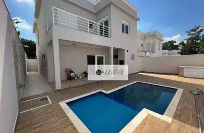Sobrado com 4 dormitórios para alugar, 320 m² por r$ 8.829,80/mês - chácara belvedere - indaiatuba/sp