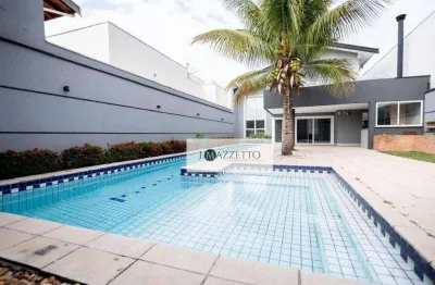 Sobrado com 3 dormitórios, 268 m² - venda por r$ 1.990.000,00 ou aluguel por r$ 13.641,00/mês - residencial beira da mata - indaiatuba/sp