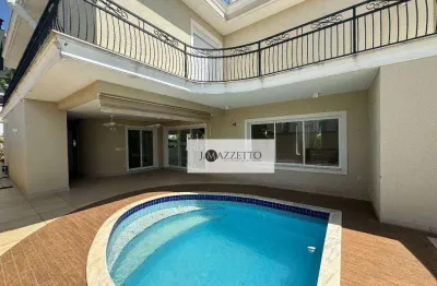 Sobrado com 4 dormitórios, 347 m² - venda por r$ 3.500.000,00 ou aluguel por r$ 15.580,00/mês - jardim vila paradiso - indaiatuba/sp