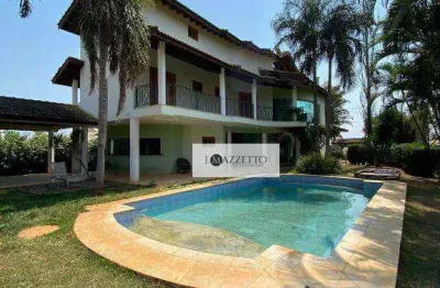 Chácara com 3 dormitórios à venda, 1500 m² por r$ 3.000.000,00 - terras de itaici - indaiatuba/sp