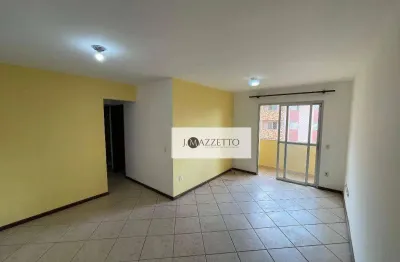 Apartamento com 3 dormitórios para alugar, 88 m² por R$ 2.969,62/mês - Jardim Pompéia - Indaiatuba/SP