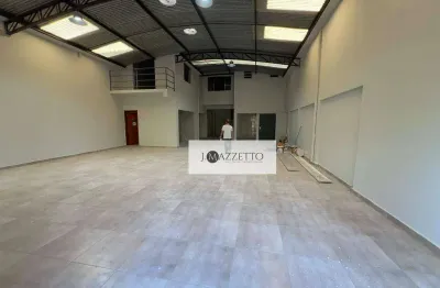 Galpão para alugar, 277 m² por r$ 7.000,00/mês - jardim cristina - indaiatuba/sp