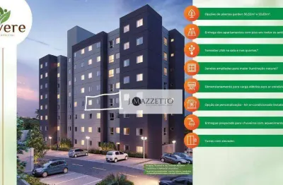 Apartamento com 2 dormitórios à venda, 48 m² por r$ 350.000,00 - parque buru - indaiatuba/sp