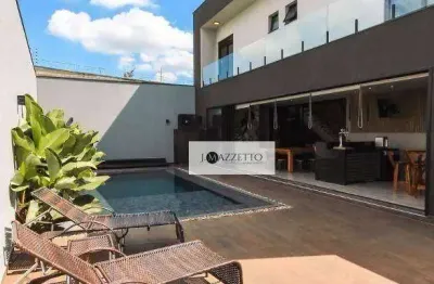 Sobrado com 3 suítes à venda, 305 m² por r$ 2.800.000 - residencial beira da mata - indaiatuba/sp