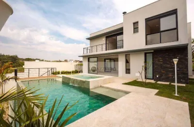 Sobrado com 4 suítes à venda, 388 m² por r$ 6.596.000 - parque villa dos pinheiros - indaiatuba/sp