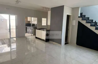 Sobrado com 3 dormitórios para alugar, 140 m² por r$ 6.949,00/mês - jardim park real - indaiatuba/sp