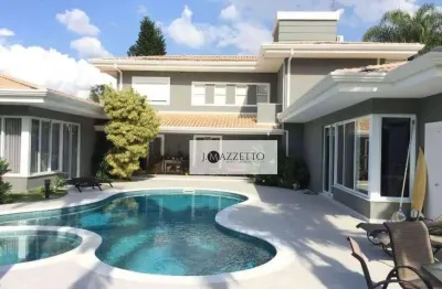 Chácara com 5 dormitórios à venda, 1298 m² por r$ 4.500.000,00 - helvétia country - indaiatuba/sp