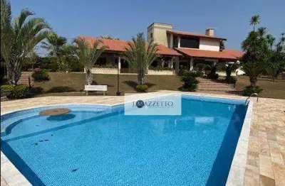 Chácara com 4 dormitórios à venda, 5000 m² por r$ 3.300.000,00 - recanto das flores - indaiatuba/sp