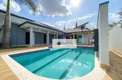 Casa com 4 dormitórios à venda, 265 m² por r$ 2.800.000,00 - jardim dos lagos - indaiatuba/sp