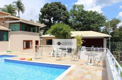 Chácara com 4 dormitórios à venda, 5000 m² por r$ 3.200.000,00 - colinas do mosteiro de itaici - indaiatuba/sp