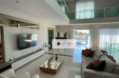 Sobrado com 6 dormitórios, 656 m² - venda por r$ 5.000.000,00 ou aluguel por r$ 26.750,00/mês - jardim residencial helvétia park i - indaiatuba/sp