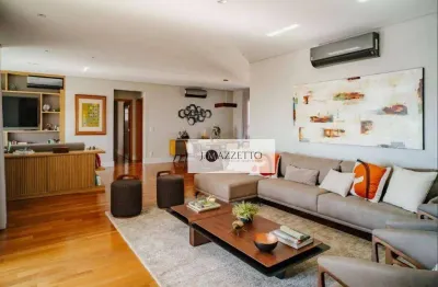 Apartamento com 3 dormitórios à venda, 184 m² por r$ 2.200.000 - vila sfeir - indaiatuba/sp