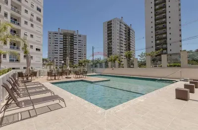 Apartamento de dois dormitórios com suíte, à venda no jardim carvalho.