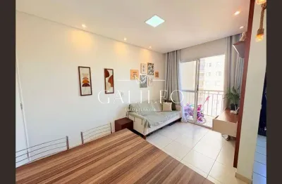 Apartamento à venda em jundiaí-sp, vila nambi: 2 quartos, 1 sala, 1 vaga de garagem, 49,00m² de área.