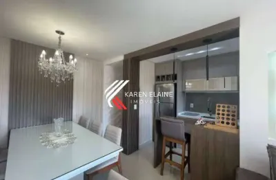 Apartamento à venda mobiliado: sacada+ churrasq + 2 dorm + elevador/biguaçu