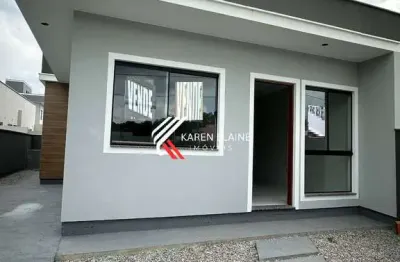 Casa moderna nova à venda: 2 dorm (1 suíte), bela vista - palhoça