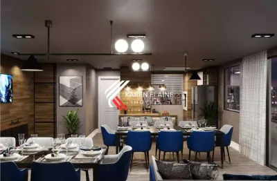 Lançamento em campinas, apartamento de 02 suítes com lavabo.