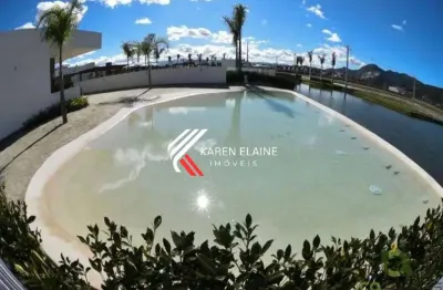 Terreno à venda em condomínio fechado resort deltaville em biguaçu sc