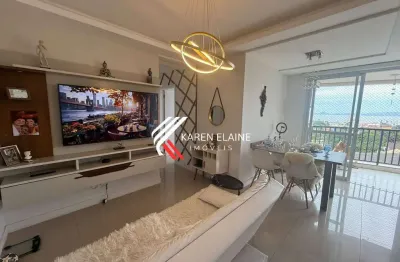 Apartamento com vista mar à venda com 02 dormitórios em são josé/sc.