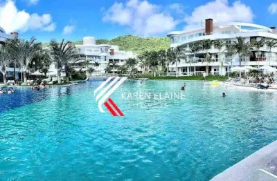 Apartamento alto padrão na praia à venda, mobiliado com 02 dormitórios. sc