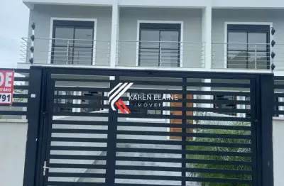 Sobrado novo á venda, com 2 dormitórios sendo 2 suítes - ariríu palhoça