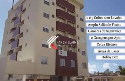 Apartamento à venda c/ 02 suítes, lavabo 02 vgs em capoeiras- florianópolis