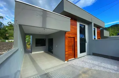 Casa com 2 quartos à venda no aymoré, guabiruba , 74 m2 por r$ 389.000