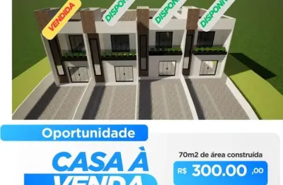 Casa com 2 quartos à venda no pomerania, guabiruba , 70 m2 por r$ 300.000