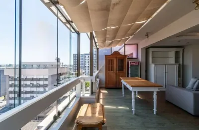 Cobertura com 3 dorm 189m² privativos 2 vagas individuais - jardim lindóia