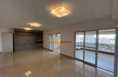 Apartamento com 3 suítes para alugar, 227 m² por r$ 10.474/mês - jardim botânico - ribeirão preto/sp