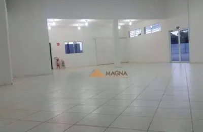Galpão/oficina/escritório e pátio para alugar, 480 m² por r$ 38.000/mês - jardim aeroporto - ribeirão preto/sp