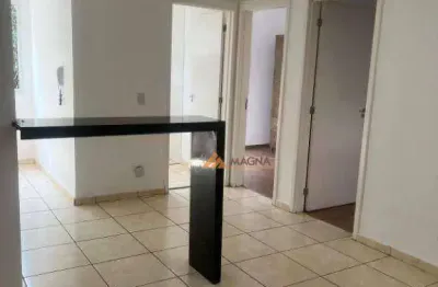 Apartamento à venda, 43 m² por r$ 140.000,00 - jardim florestan fernandes - ribeirão preto/sp