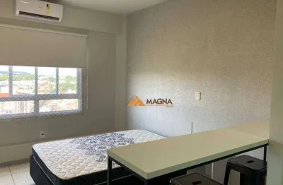 Studio com 1 quarto para alugar, 45 m² por r$ 1.780/mês - iguatemi - ribeirão preto/sp