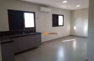 Kitnet com 1 quarto/sala para alugar, 34 m² por r$ 1.300/mês - iguatemi - ribeirão preto/sp