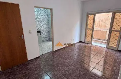 Apartamento com 1 quarto para alugar, 43 m² por r$ 1.400/mês - jardim paulistano - ribeirão preto/sp