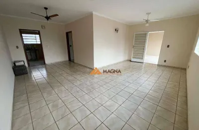 Casa com 3 quartos para alugar, 178 m² por R$ 3.214/mês - Jardim Paulista - Ribeirão Preto/SP