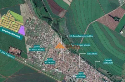 Terreno à venda, 161 m² por r$ 76.612,32 - cravinhos - cravinhos/sp