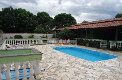Chácara com 4 dormitórios à venda, 1280 m² por r$ 750.000,00 - condomínio portal dos ipês - ribeirão preto/sp