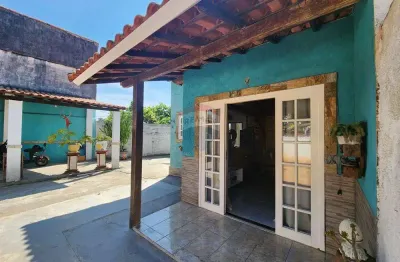 Casa 2 quartos, uma suíte, amplo quintal, 247m de área, em itaipuaçu, maricá - imperdível!
