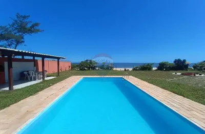 Casa da praia, pé na areia, 3 quartos, 1440m2 de área total em ponta negra