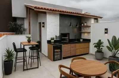 Apartamento cobertura duplex em jardim stella, santo andré/sp