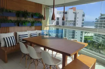 Apartamento lindíssimo na riviera de são lourenço com 3 suítes, mobiliado e planejado
