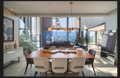 Casa de luxo no urbanova: 4 suítes, mezanino, vista privilegiada e muitos detalhes de conforto e tecnologia! agende sua visita!