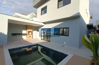 Casa de luxo em condomínio no urbanova vii - 4 quartos, 4 suítes, 3 salas, 5 banheiros, 2 vagas, 248m² - são josé dos campos-sp