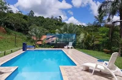 Chácara em condomínio de luxo na serrinha, caçapava-sp: 4 quartos, 1 suíte, 2 salas, 3 banheiros, 3 vagas - 230m²