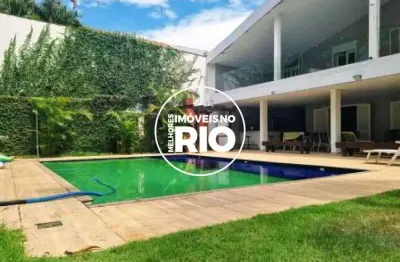 Casa em condomínio fechado com 5 quartos à venda na avenida das américas, --, barra da tijuca, rio de janeiro, 1100 m2 por r$ 5.200.000