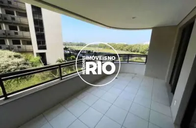 Apartamento com 3 quartos à venda na avenida salvador allende, --, barra da tijuca, rio de janeiro, 124 m2 por r$ 1.150.000