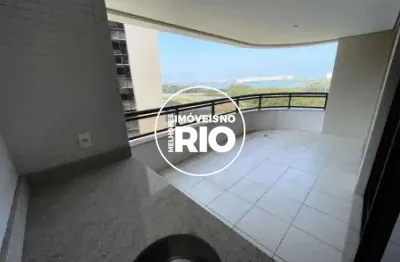 Apartamento com 4 quartos à venda na avenida salvador allende, --, barra da tijuca, rio de janeiro, 124 m2 por r$ 1.200.000