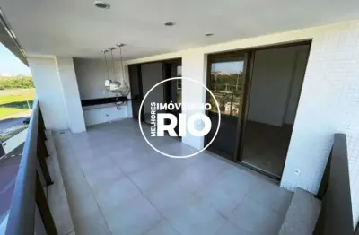 Apartamento com 4 quartos à venda na avenida salvador allende, --, barra da tijuca, rio de janeiro, 160 m2 por r$ 1.520.000