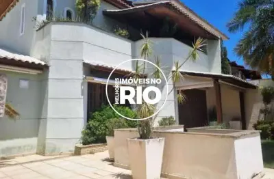 Casa em condomínio fechado com 4 quartos à venda na estrada da urucanga, --, freguesia (jacarepaguá), rio de janeiro, 253 m2 por r$ 1.350.000